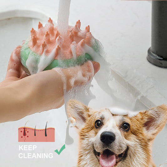 Fantastic 2 In 1 Pet bath brush for large pleasure - DOM BLACK SHOP